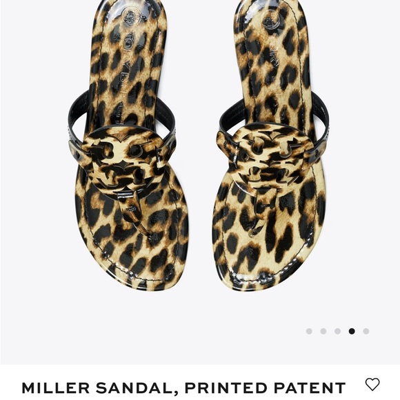 Tory Burch Shoes - Authentic Tory Burch Leopard Print Sandals Size 6.5